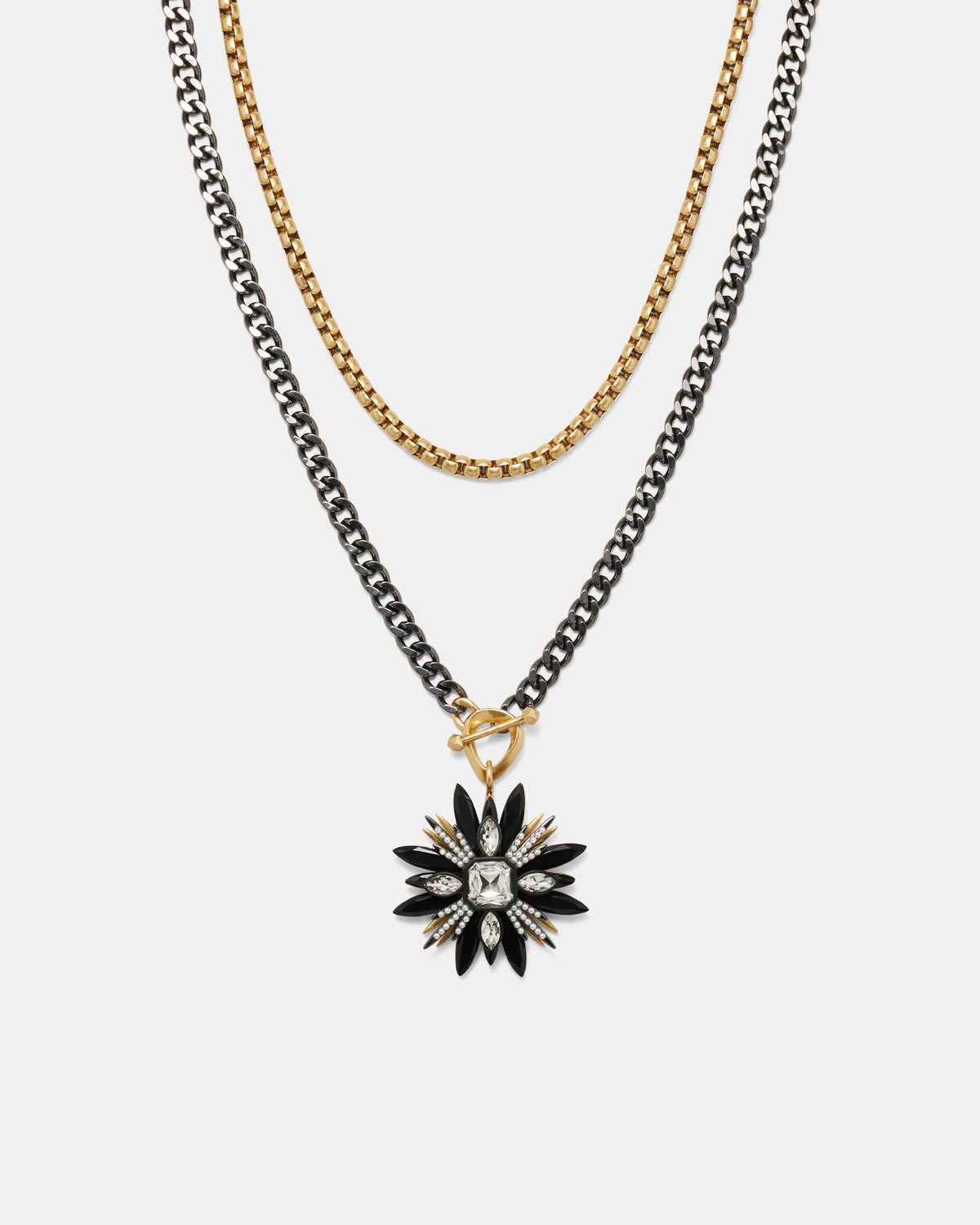 Rapture Statement Necklace - Black