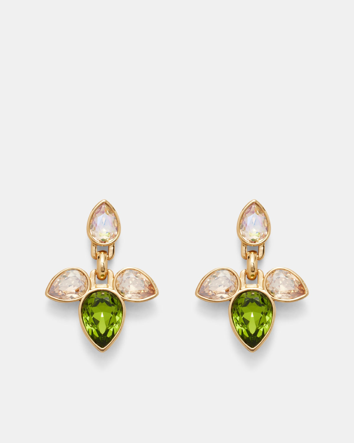 Pull Up To The Bumper Small Drop Earrings - Lime Sorbet