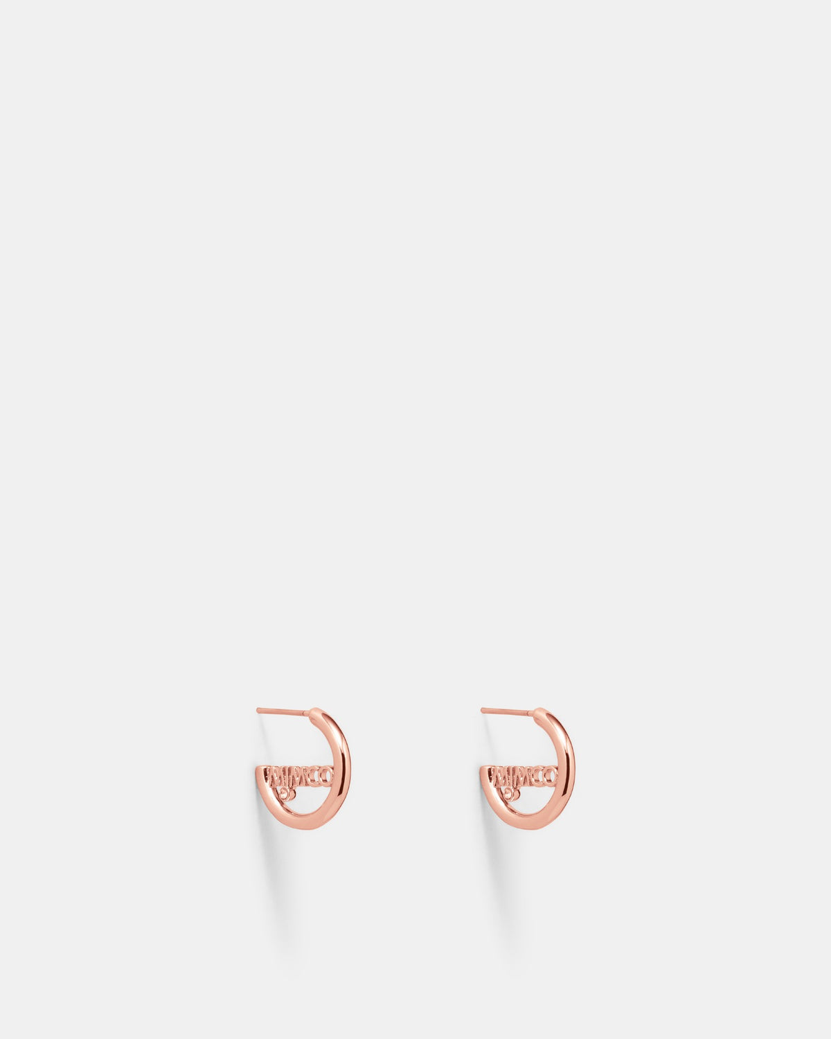 Alliance Hoop Earrings - Rose Gold