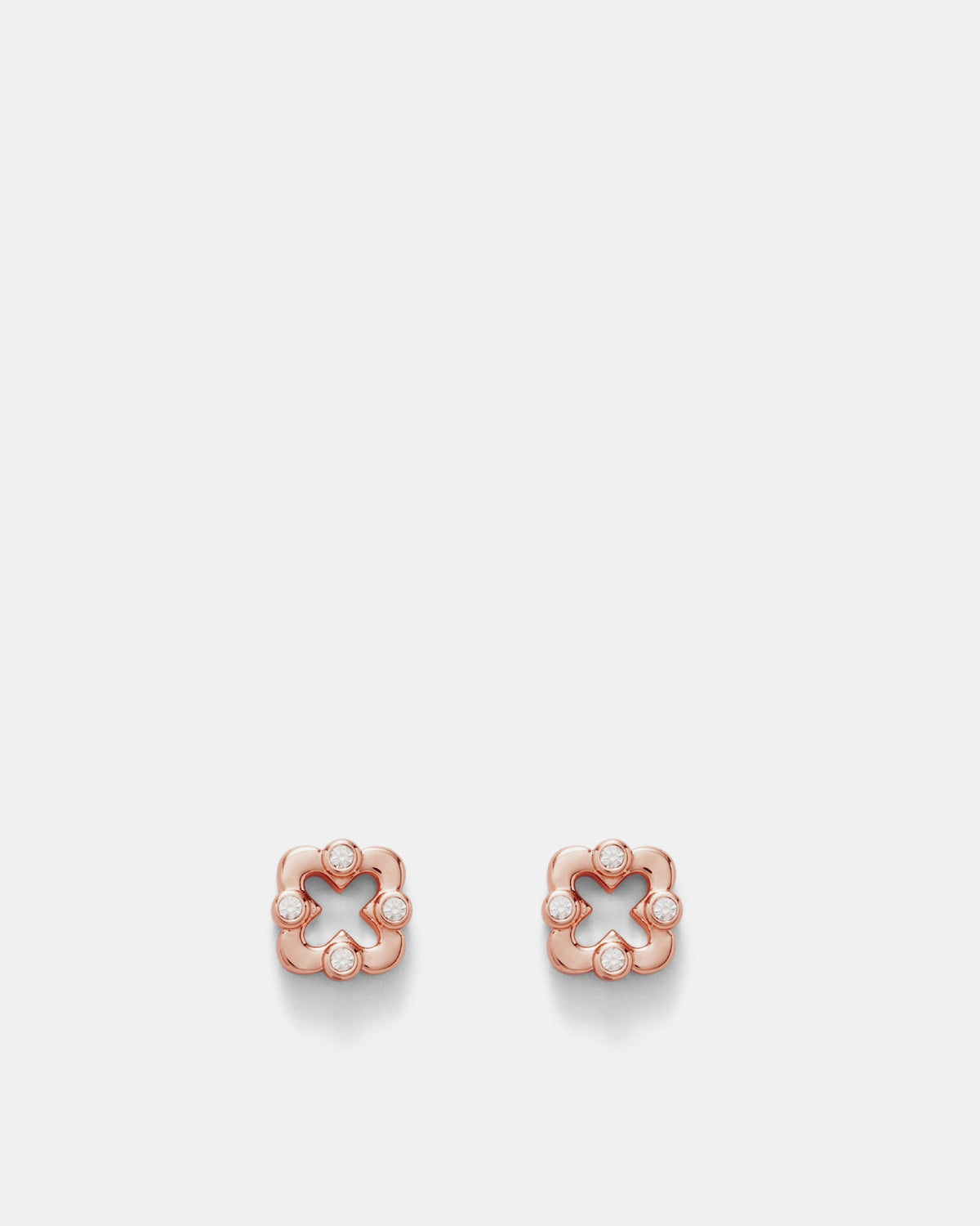 Wistful Stud Earrings - Rose Gold