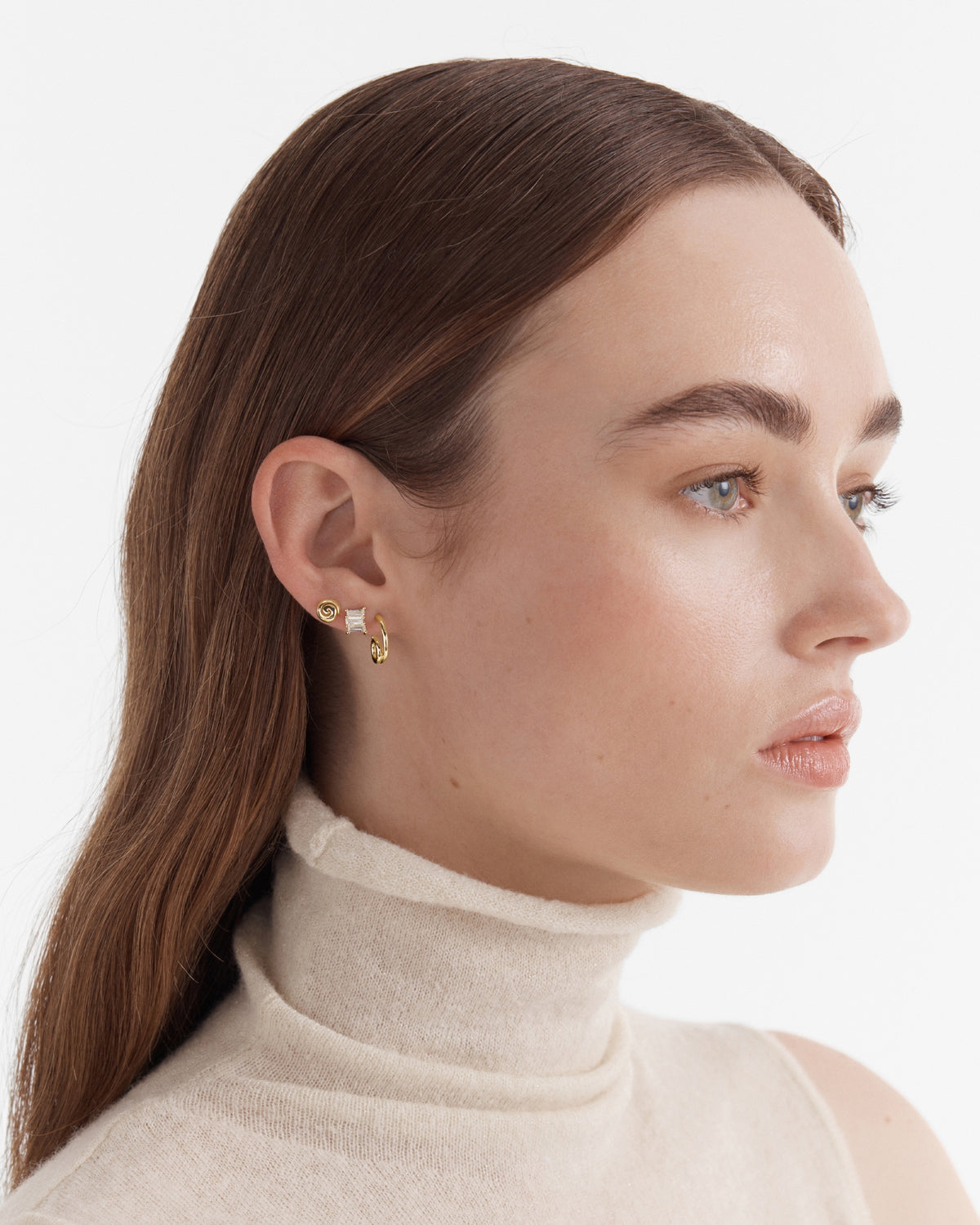 Stardom Earrings Trio Set - Gold