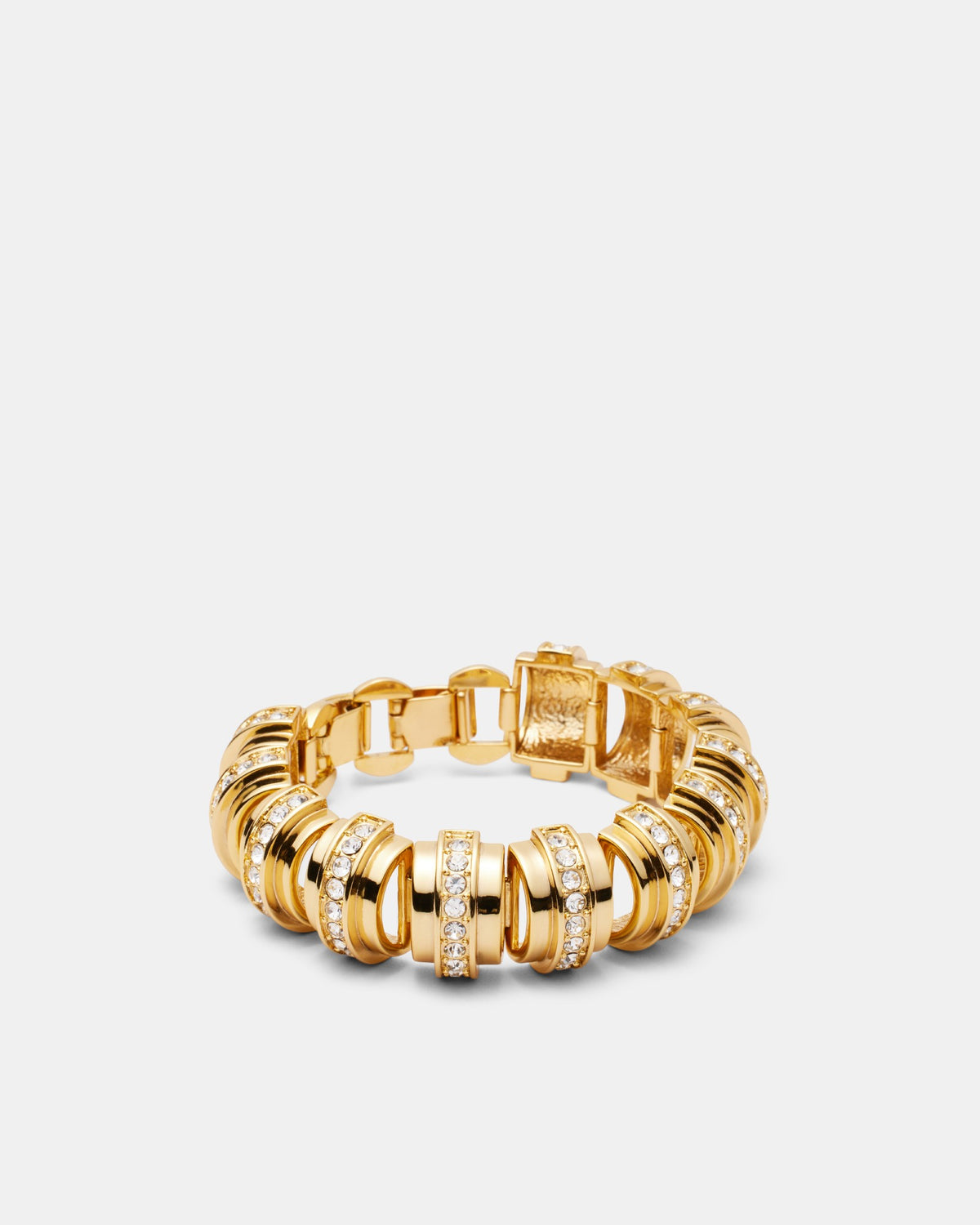 Paris Crystal Bracelet - Vintage Gold