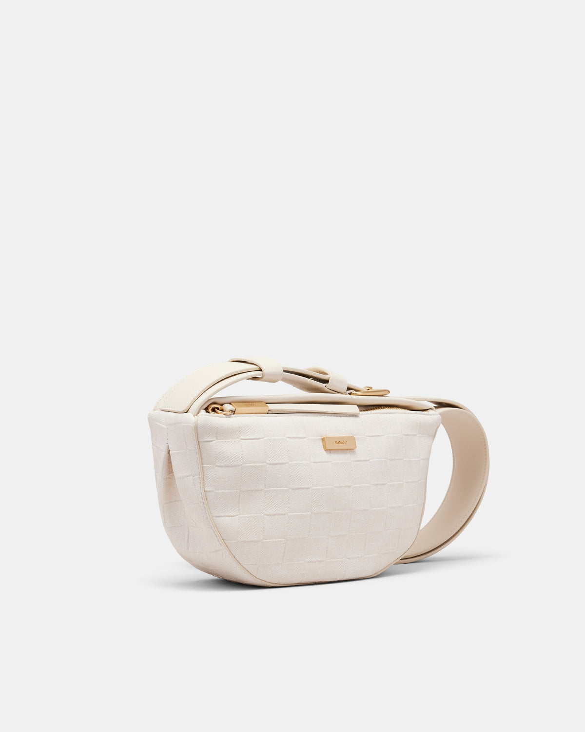 Parker Crescent Crossbody Bag - Alabaster