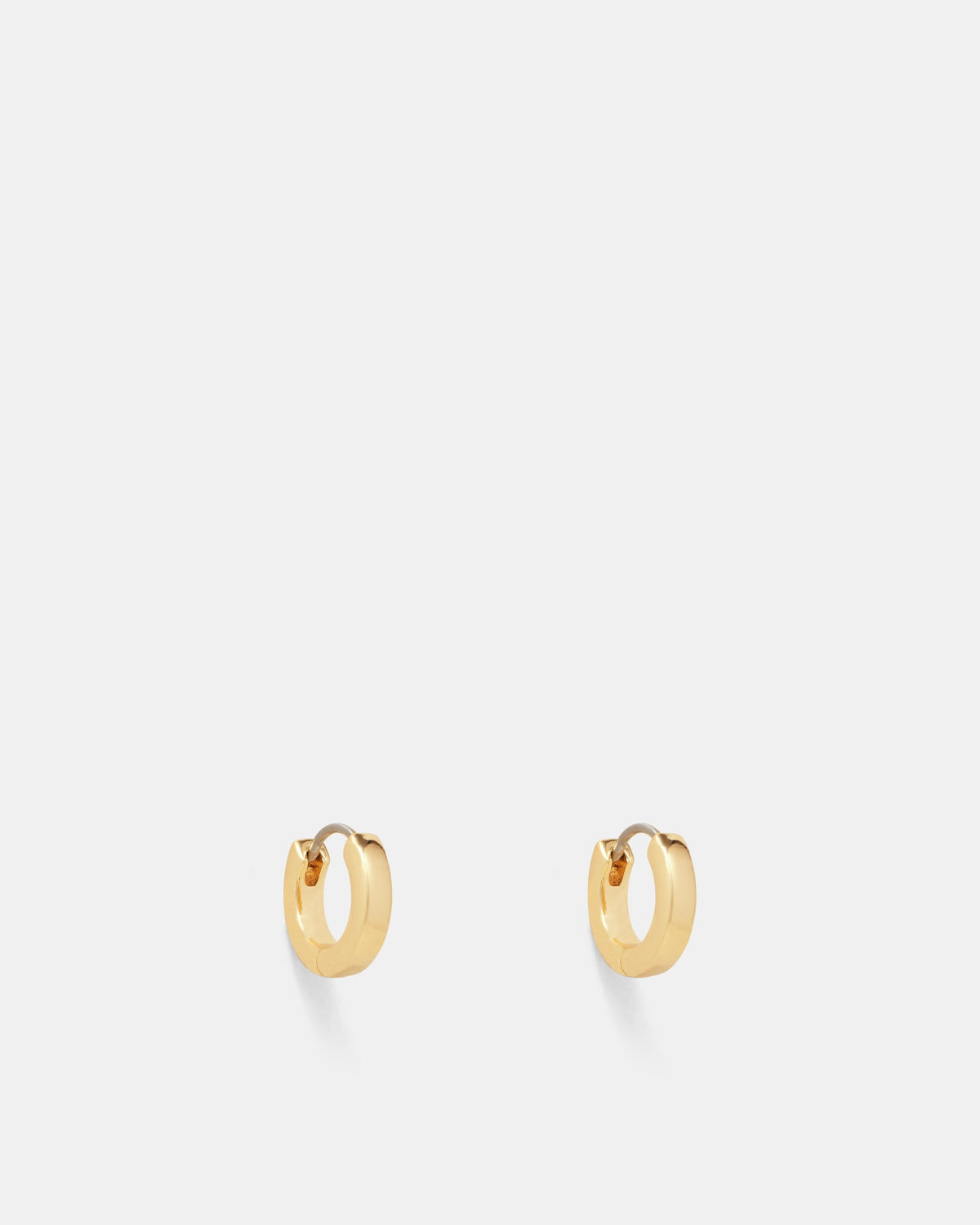 Enliven Charm Hoop Earrings - Gold