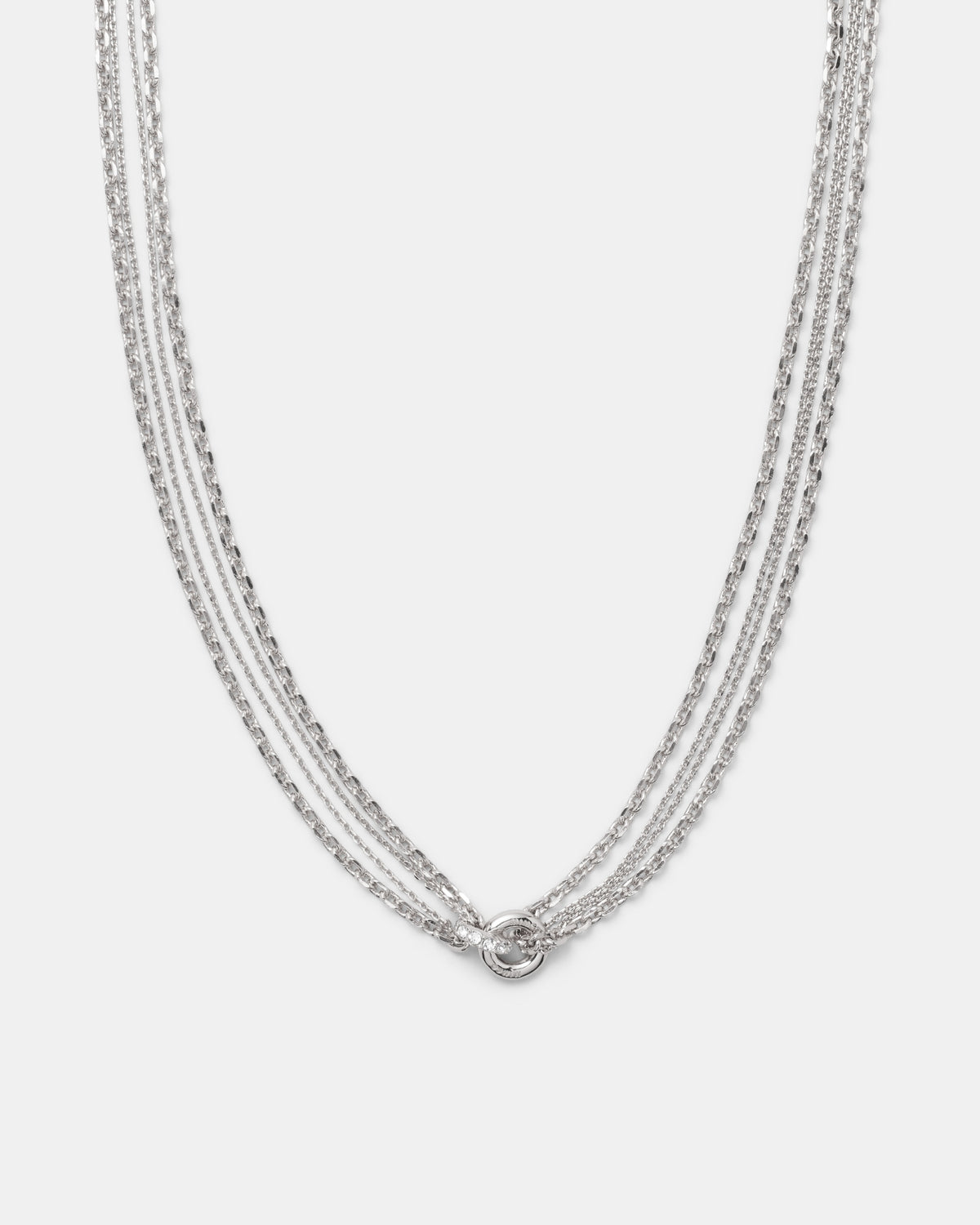 Circulate Chain Necklace - Silver