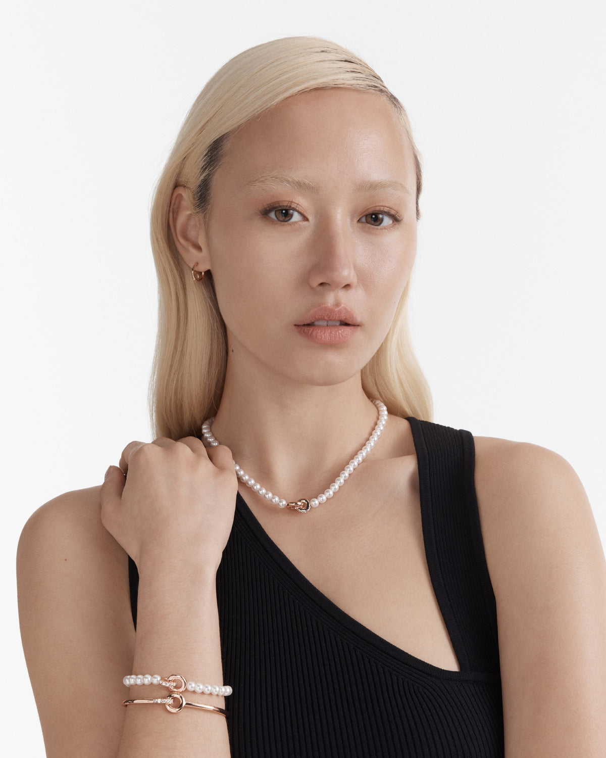 Circulate Pearl Bracelet - Rose Gold