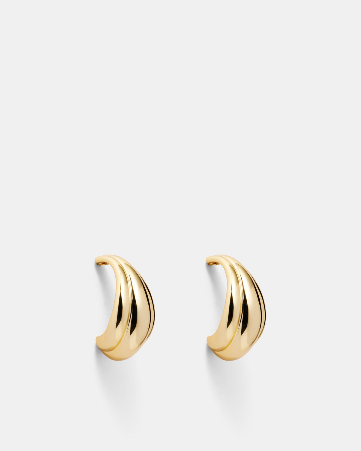 A Love Story Hoop Earrings - Gold