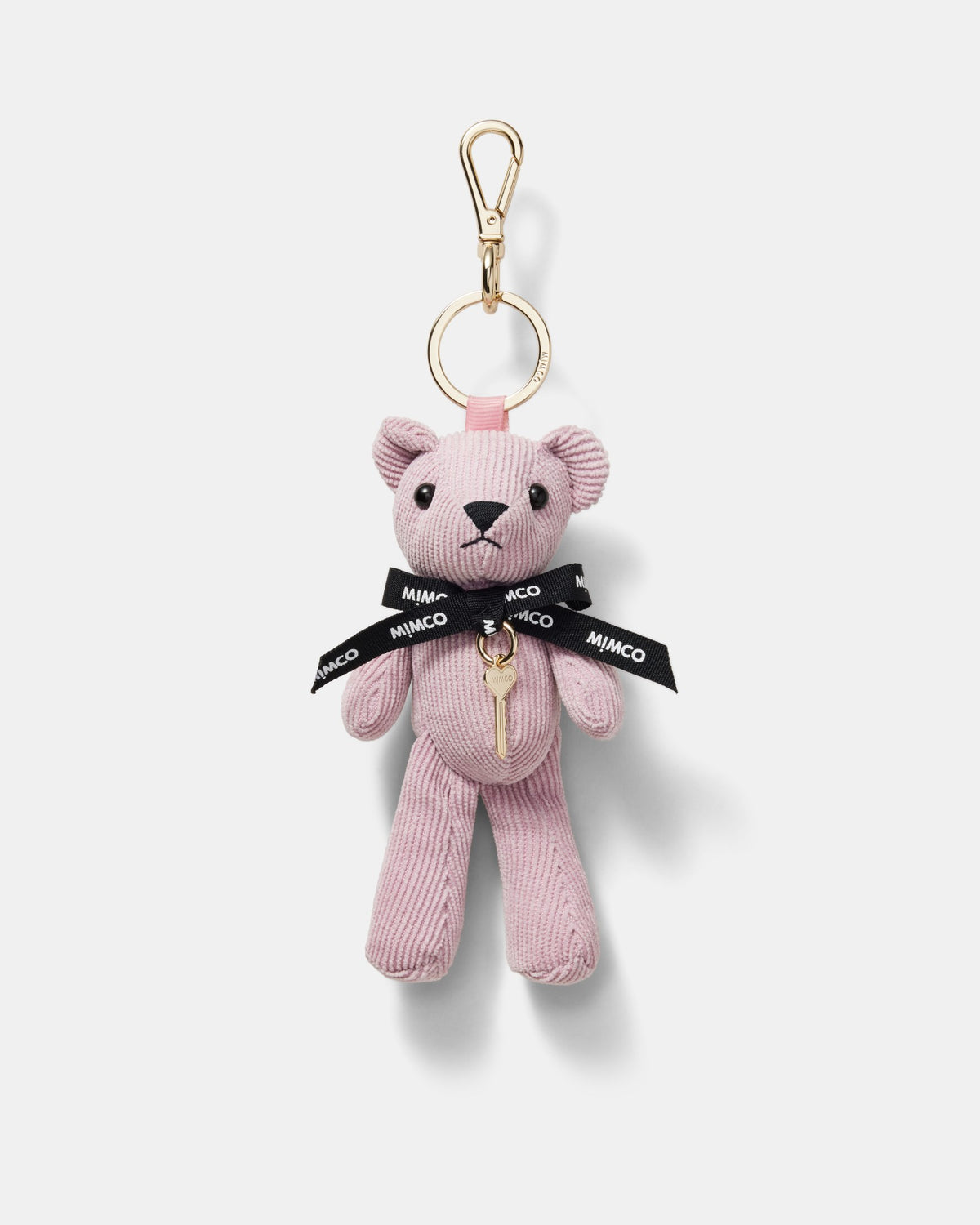 Teddy Bear Bag Charm - Pink