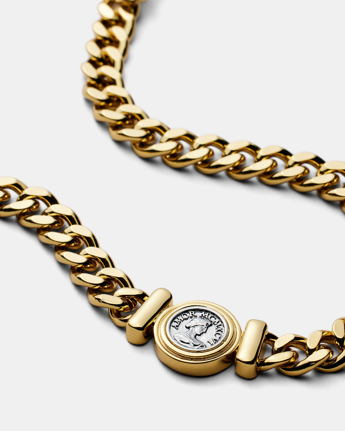 Penny Chain Necklace - Gold Silver