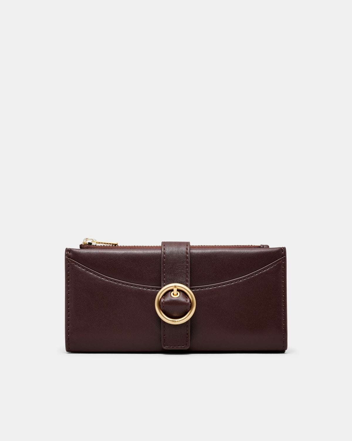 Arc Large Wallet - Mahogany