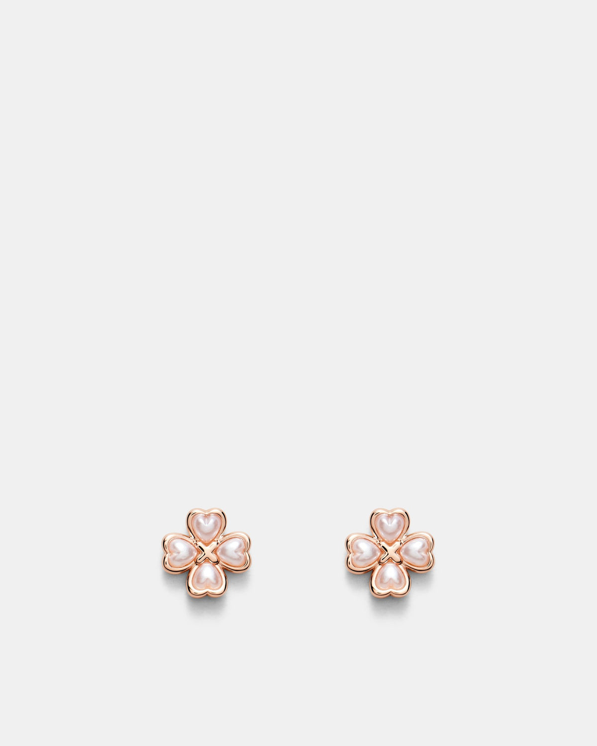 Love & Luck Stud Earrings - Rose Gold