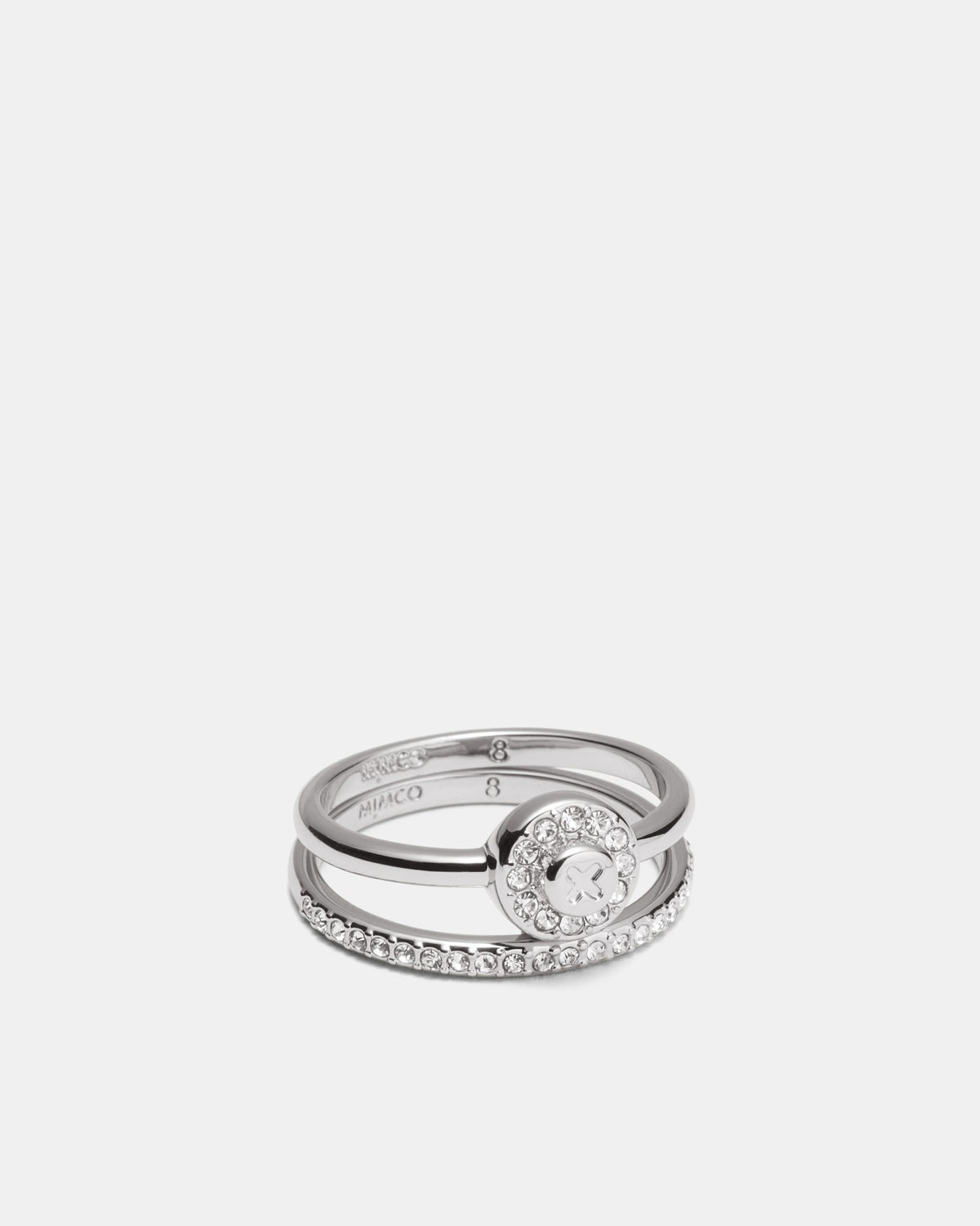 Glitters Ring Set - Silver