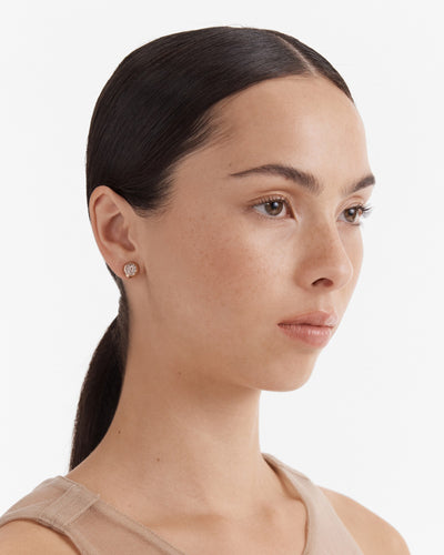Reflect Stud Earrings - Rose Gold