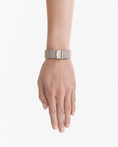 40mm Mesh Watch Band - Silver