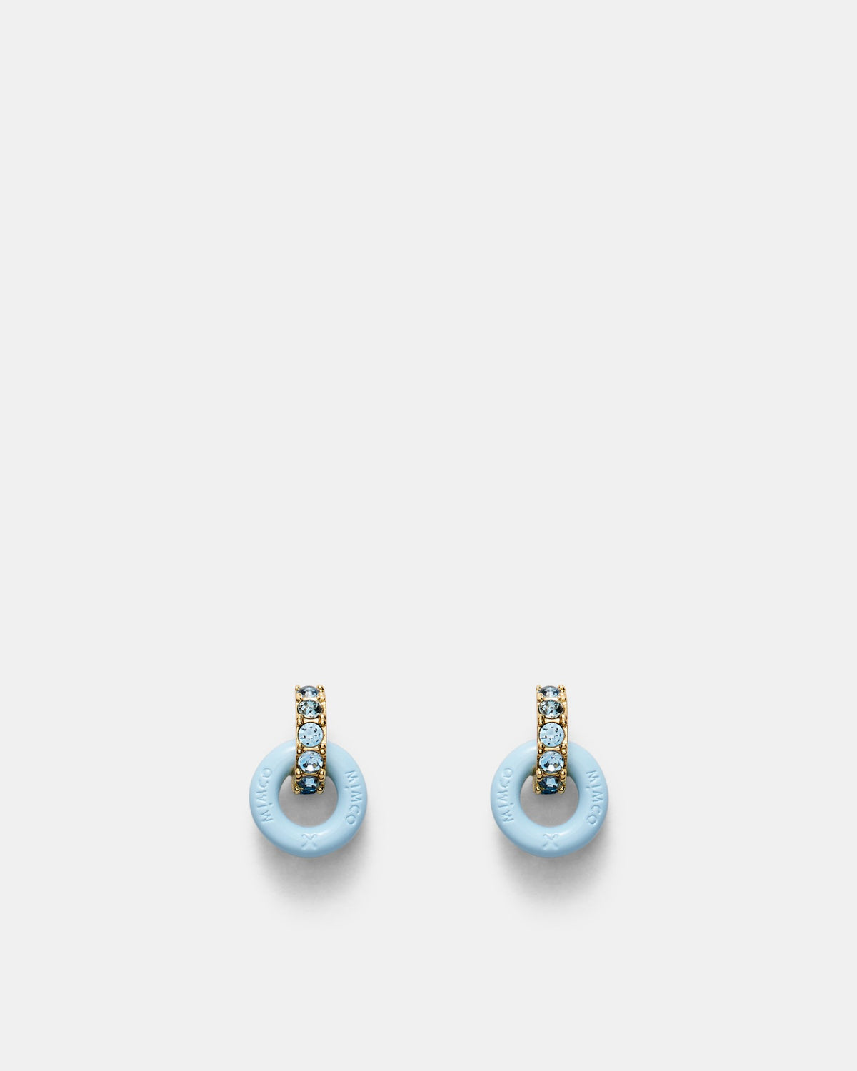 Circulate Stud Earrings - Baby Blue