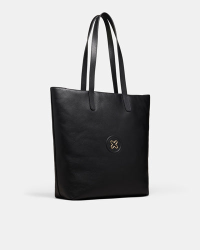 Bay Tote Bag - Black Light Gold