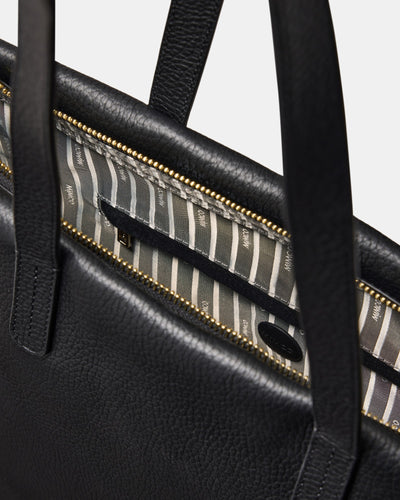 Bay Tote Bag - Black Light Gold