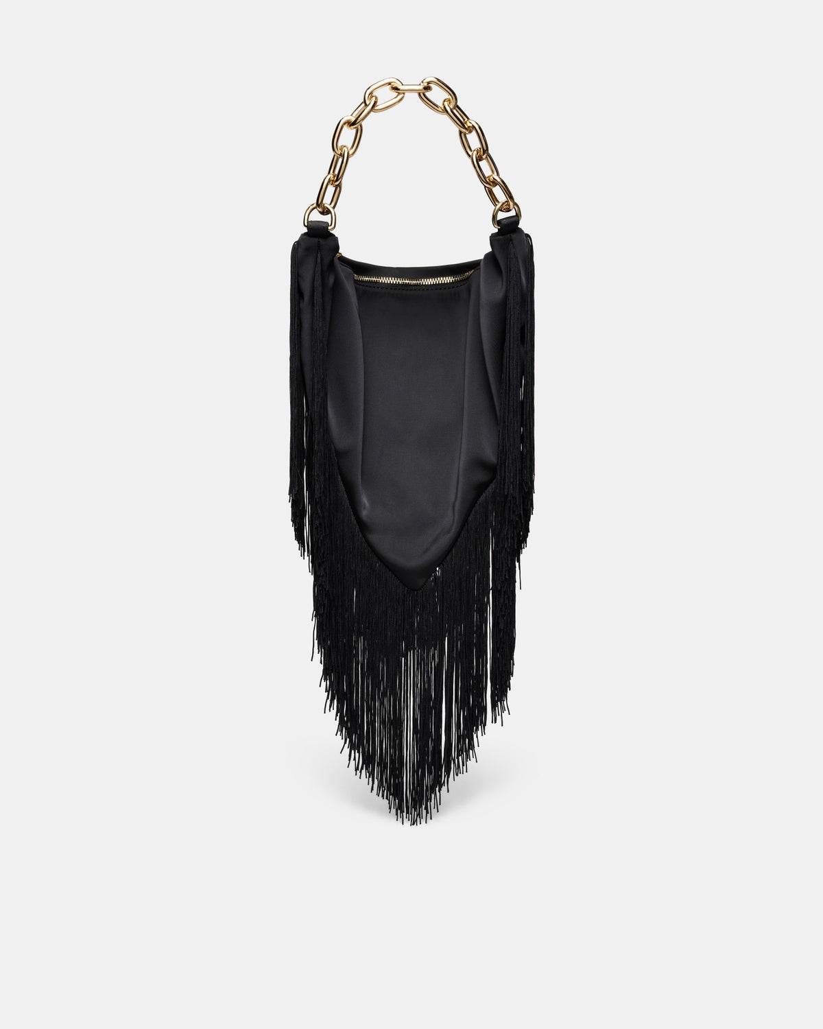 Rockbird Fringe Shoulder Bag - Black