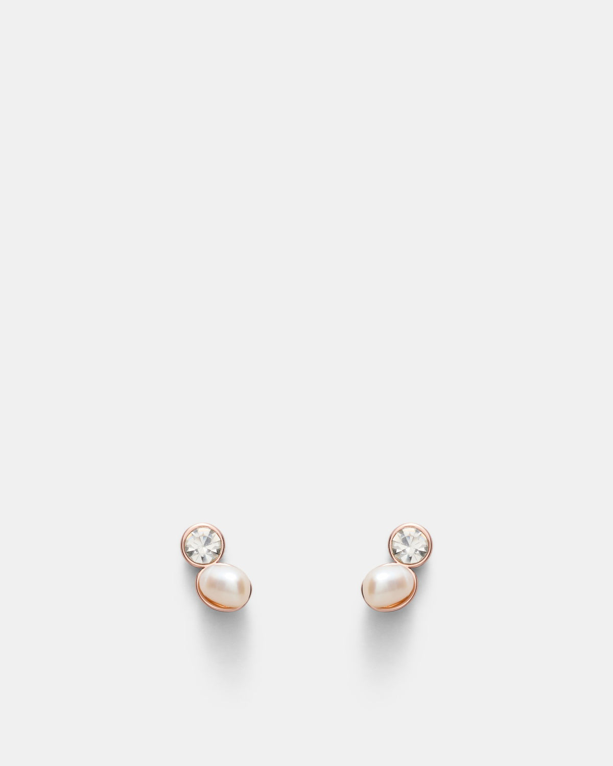 Encanto Earrings And Necklace Set - Rose Gold