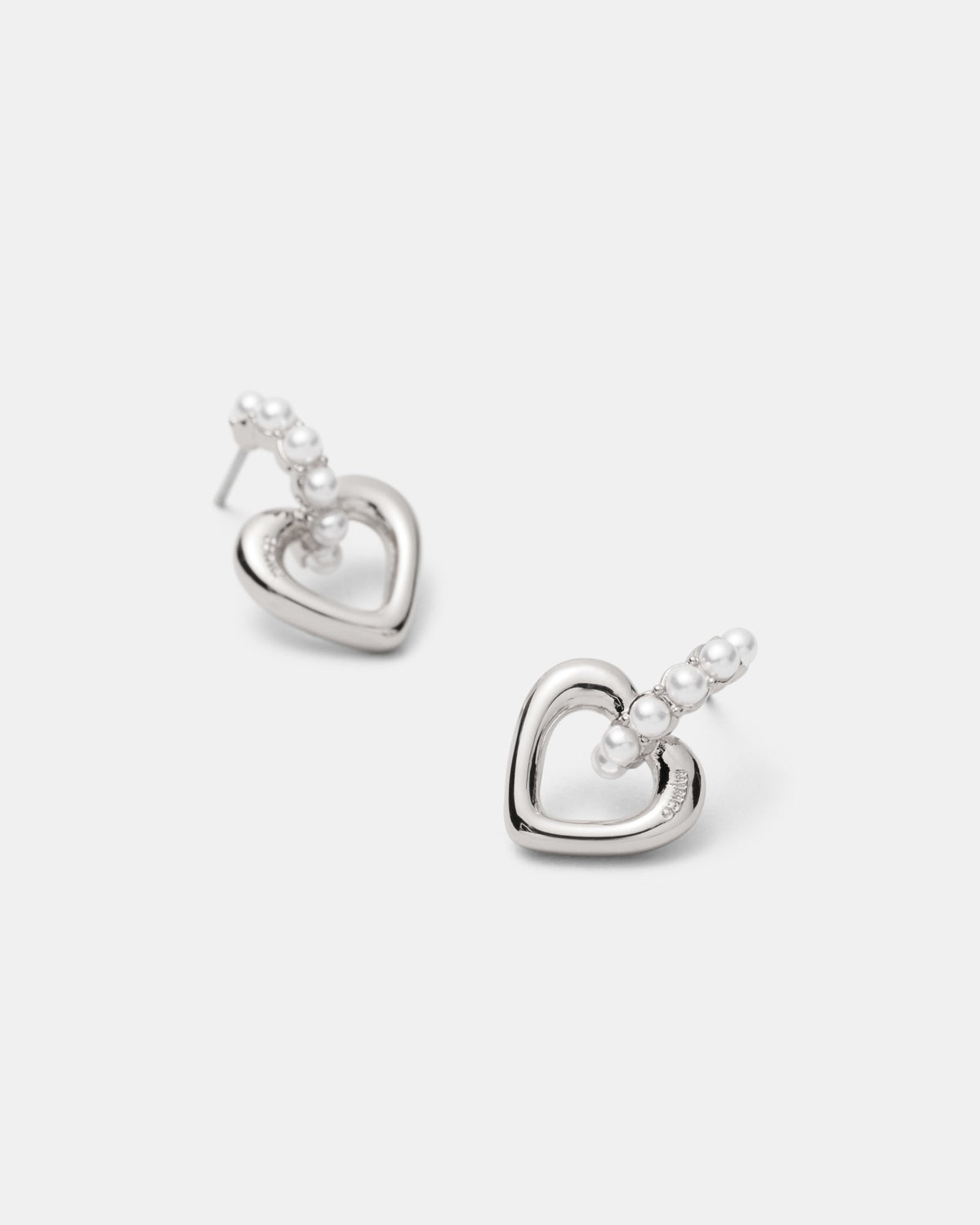 Lovely Stud Earrings - Silver