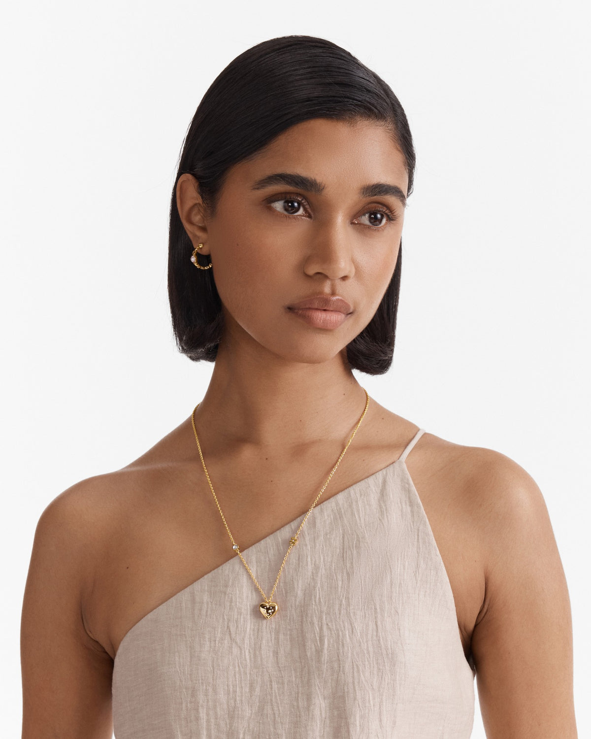 Lovely Trio Necklace - Gold