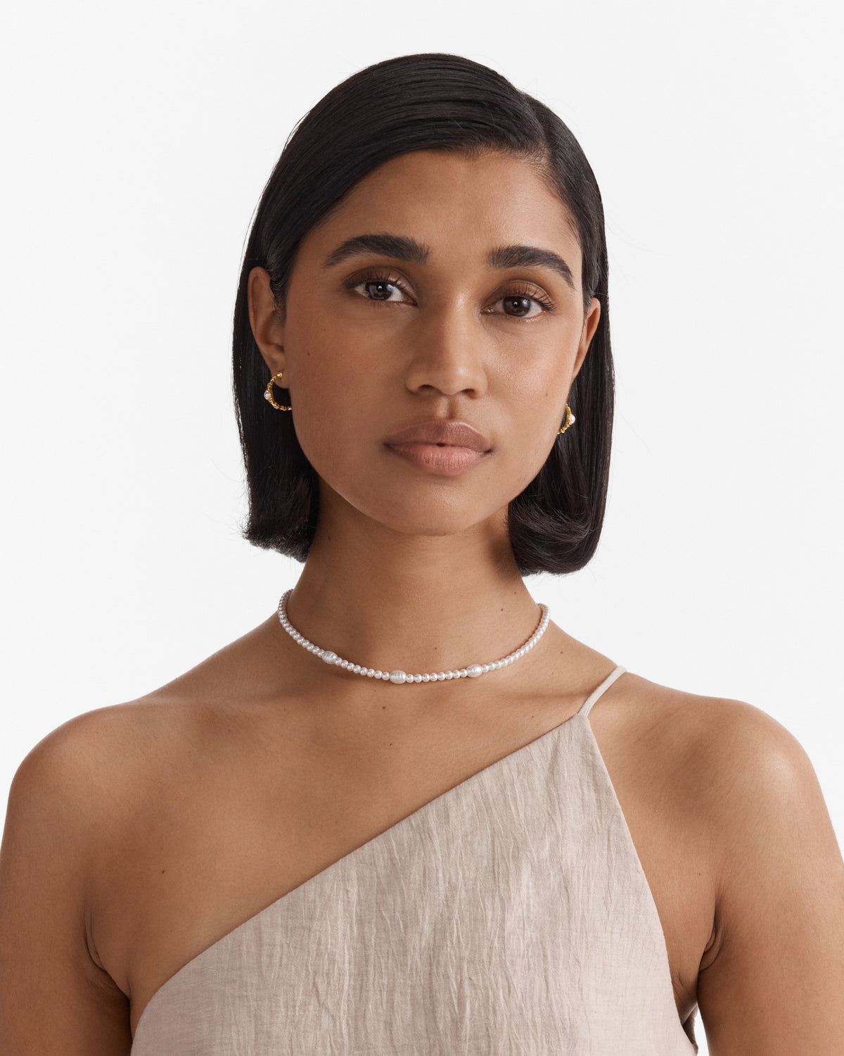 Lovely Trio Necklace - Gold