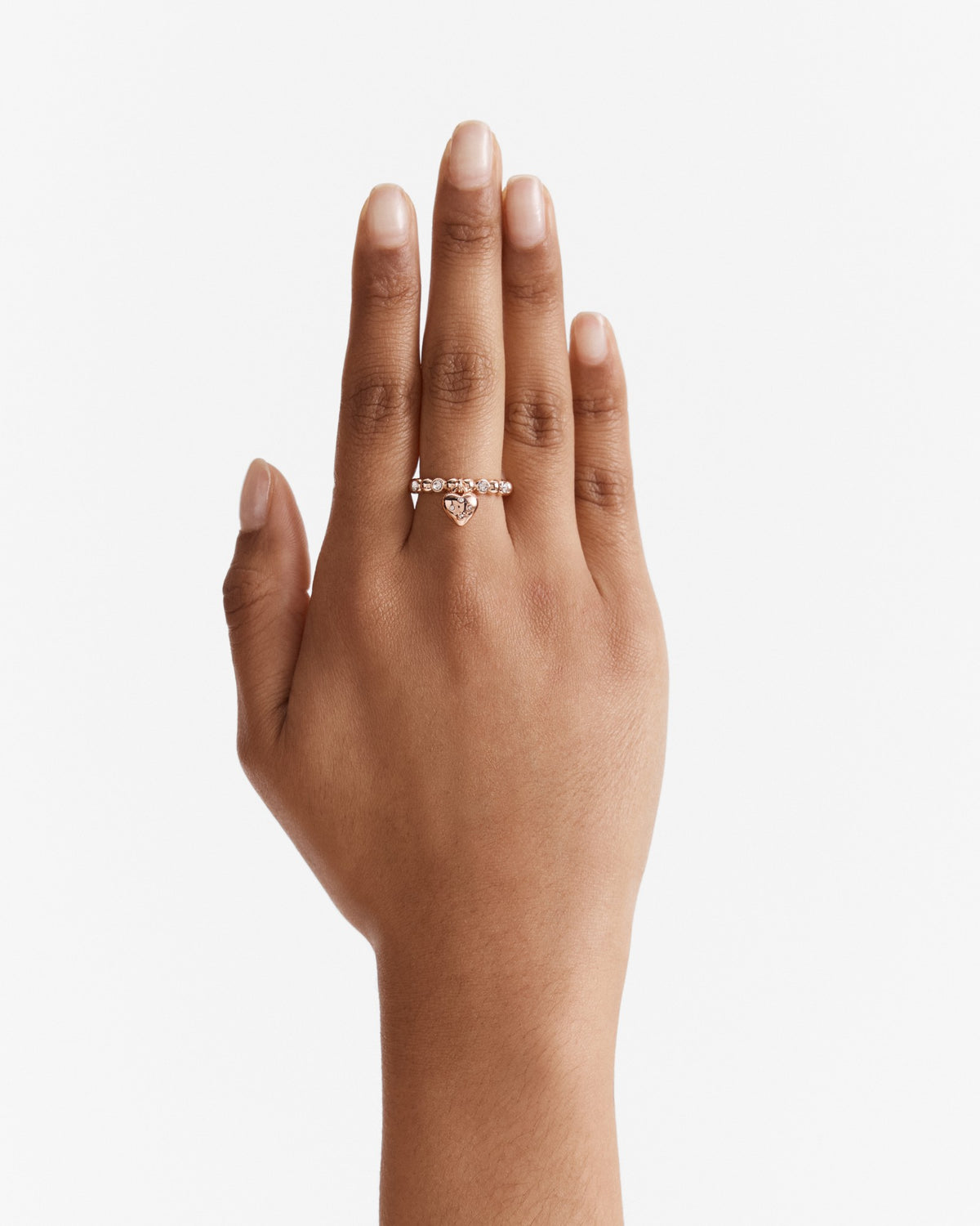 Lovely Charm Ring - Rose Gold