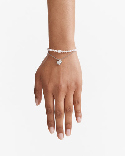 Lovely Toggle Bracelet - Silver