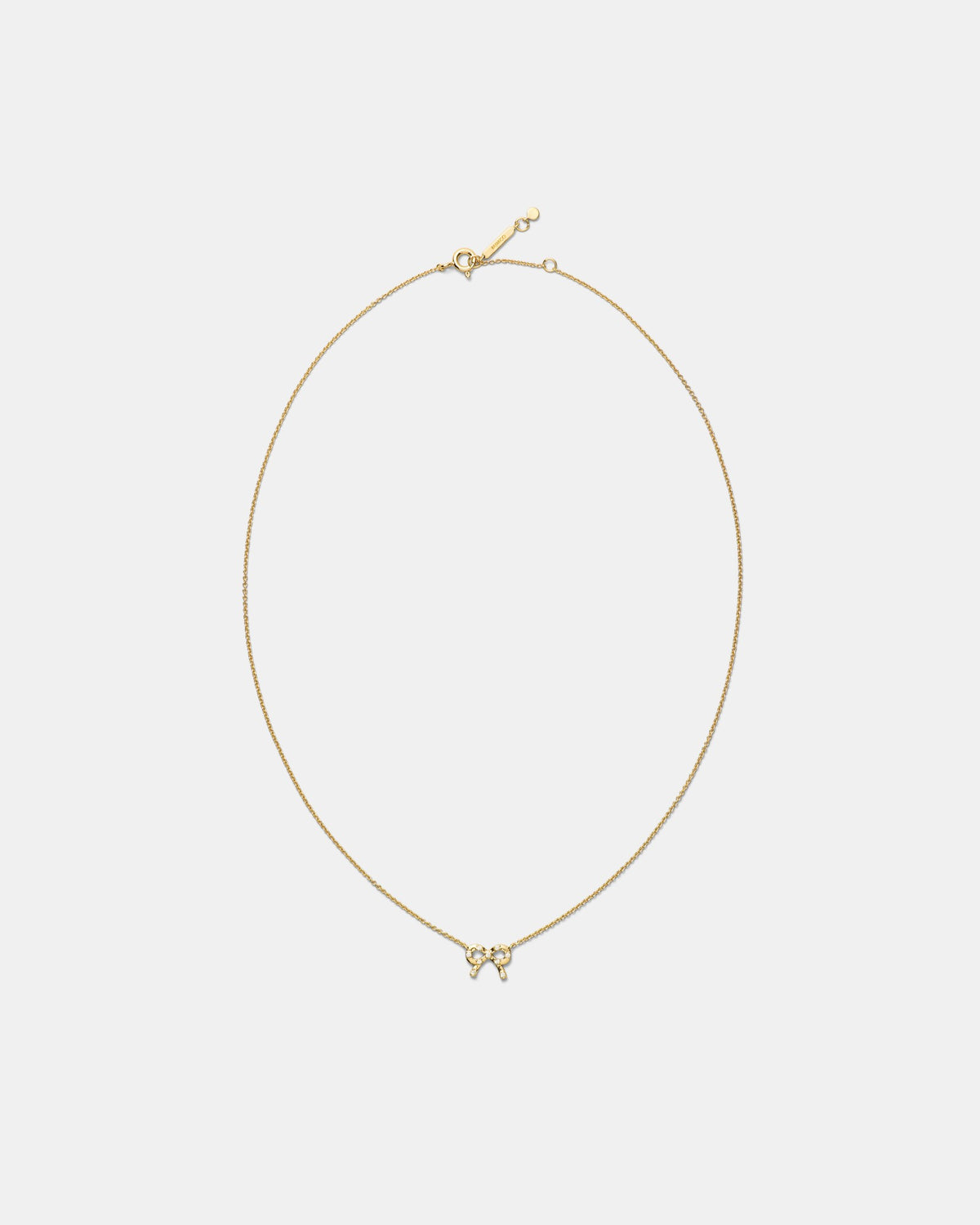 Baby Bow Necklace - Gold