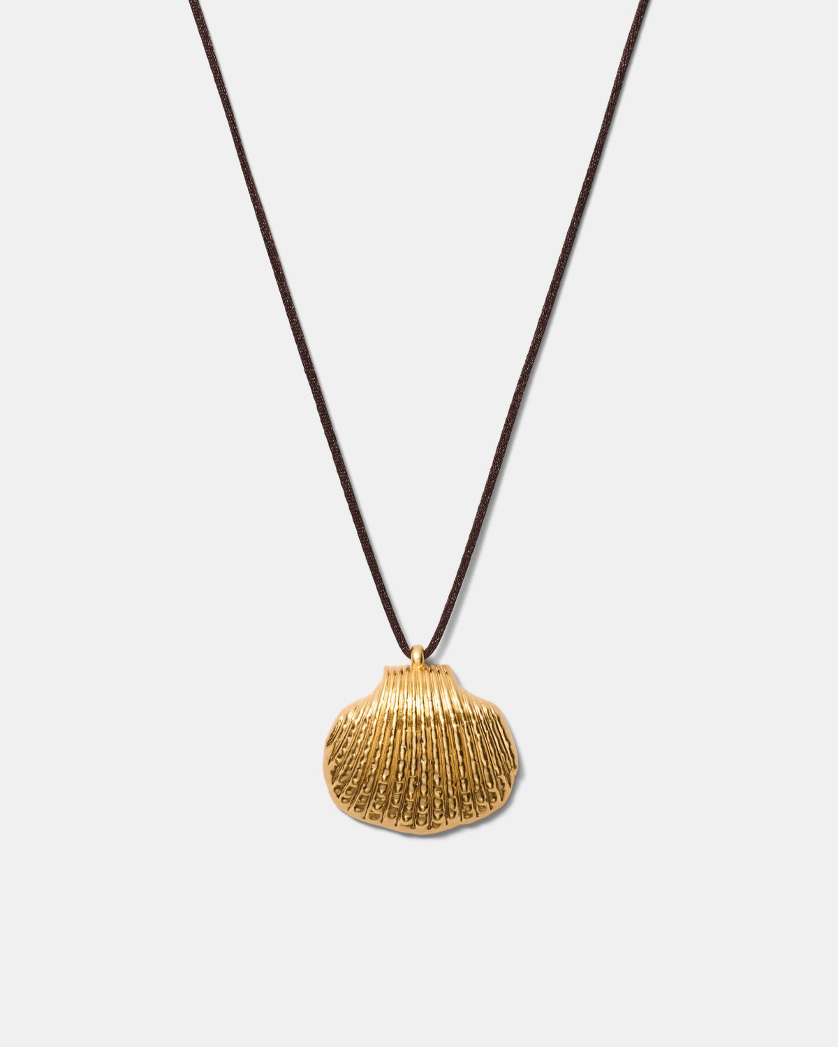 Shell Toggle Necklace - Gold