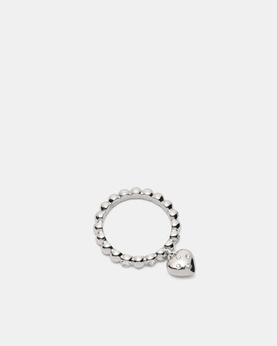 Lovely Charm Ring - Silver