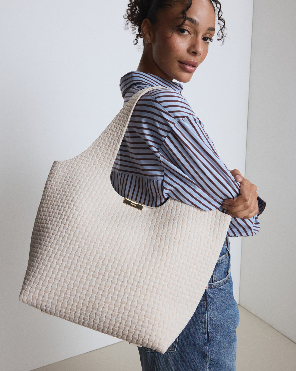 Amelie Basket Tote Bag