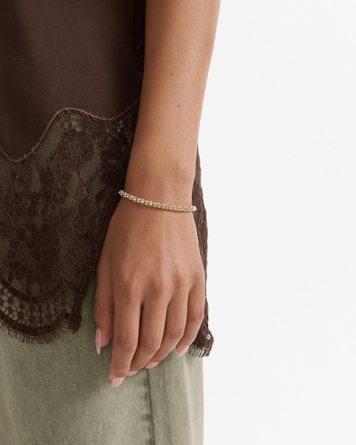Dazzle Toggle Bracelet - Gold