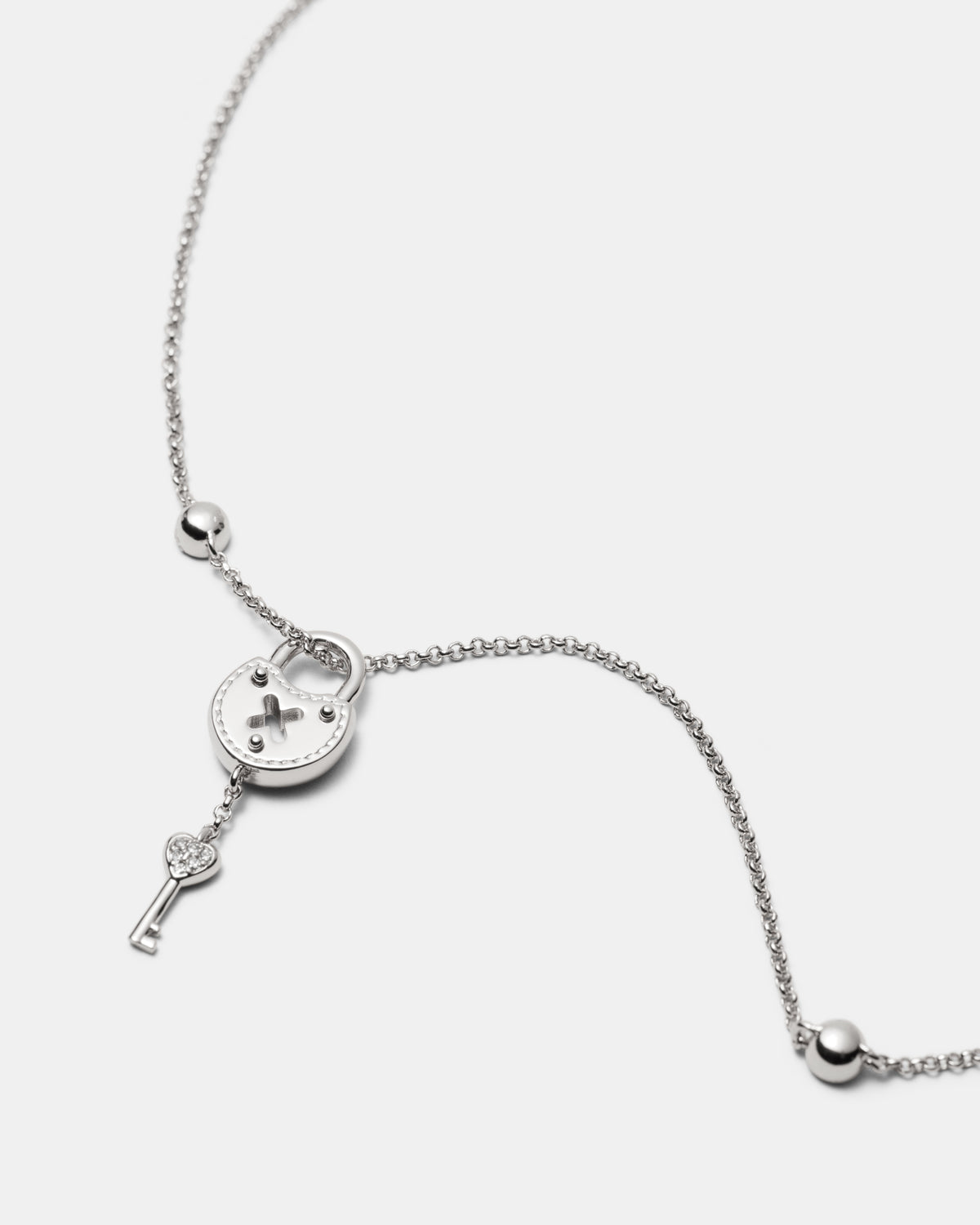 Lockette Necklace - Silver
