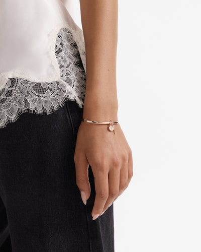 Lockette Bangle - Rose Gold