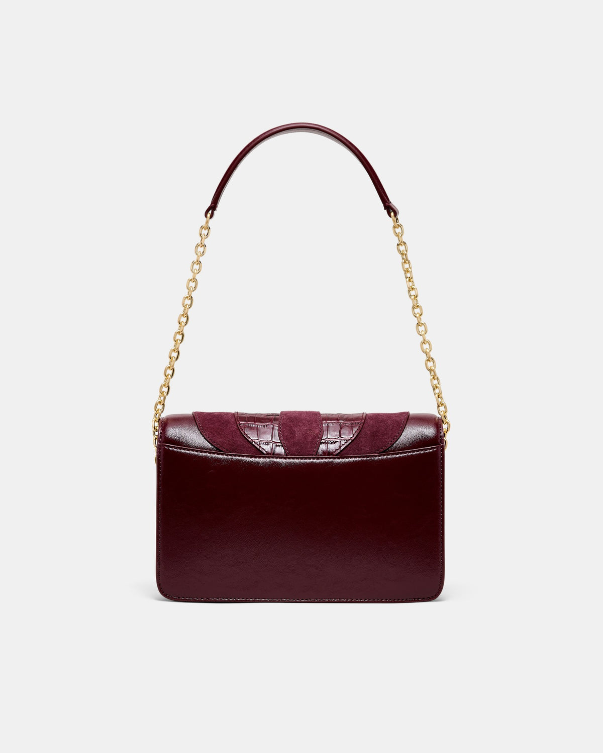 Shield Crossbody Bag - Merlot