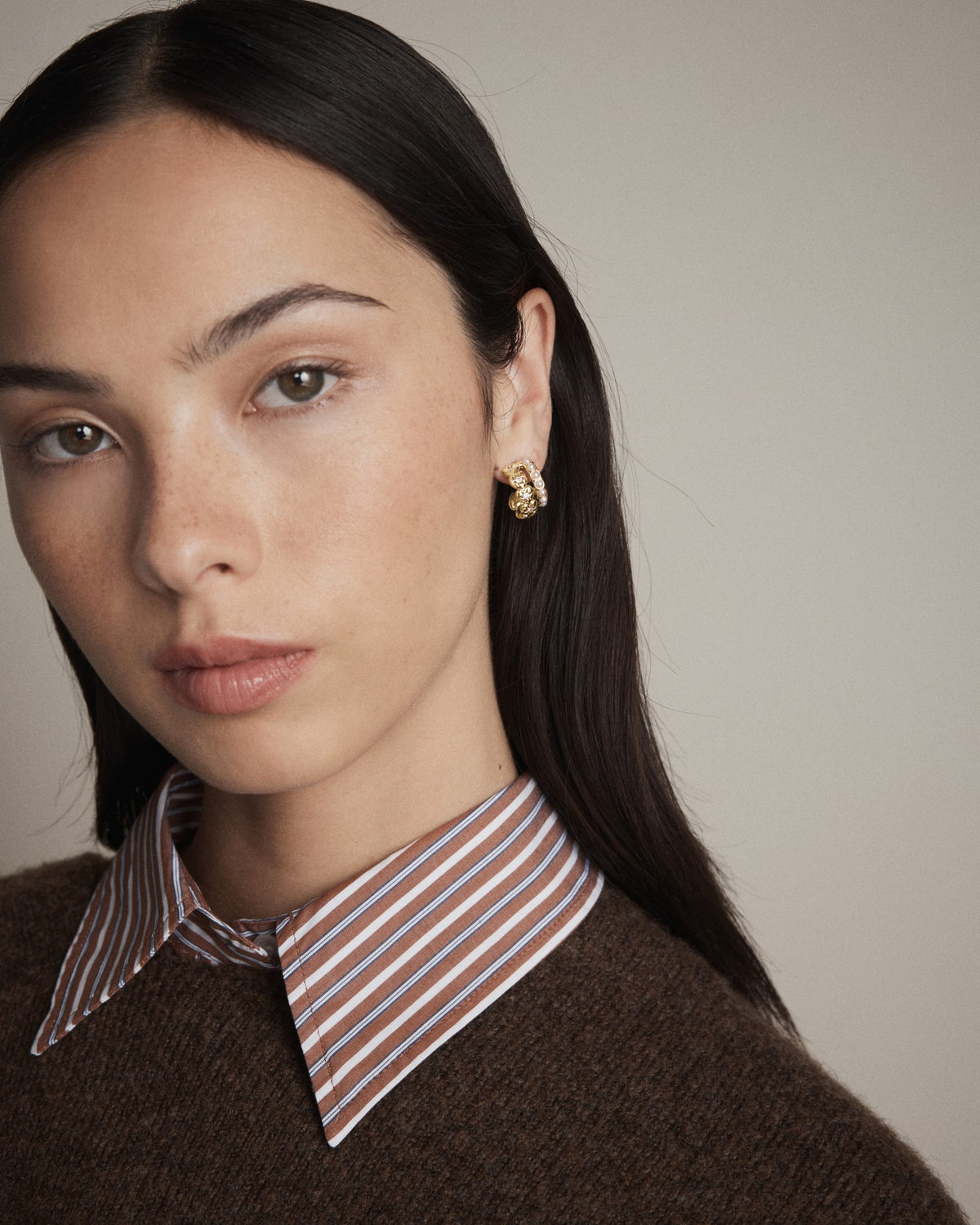 Westlyn Heart Duo Hoop Earrings - Gold