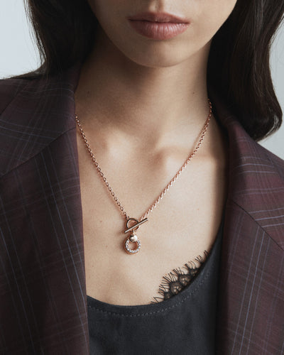 Signatura Trio Necklace - Rose Gold