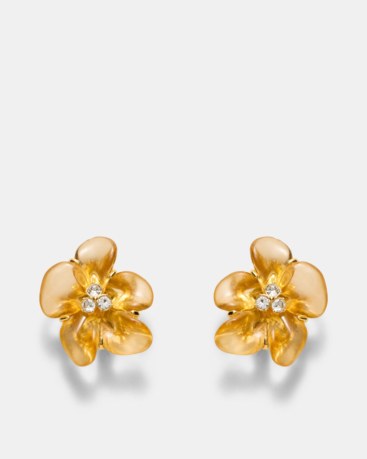 Flurea Stud Earrings - Gold