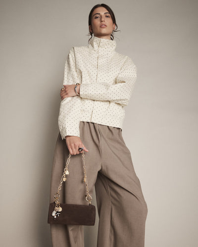 Barrel Mini Shoulder Bag - Chocolate