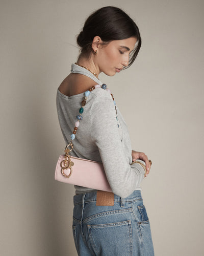 Barrel Mini Shoulder Bag - Pink Salt
