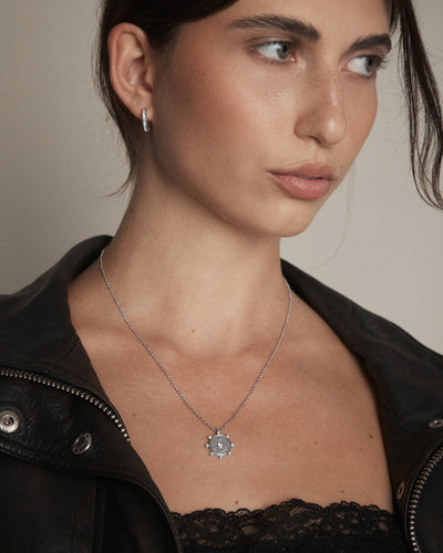 Amulet Duo Necklace - Silver
