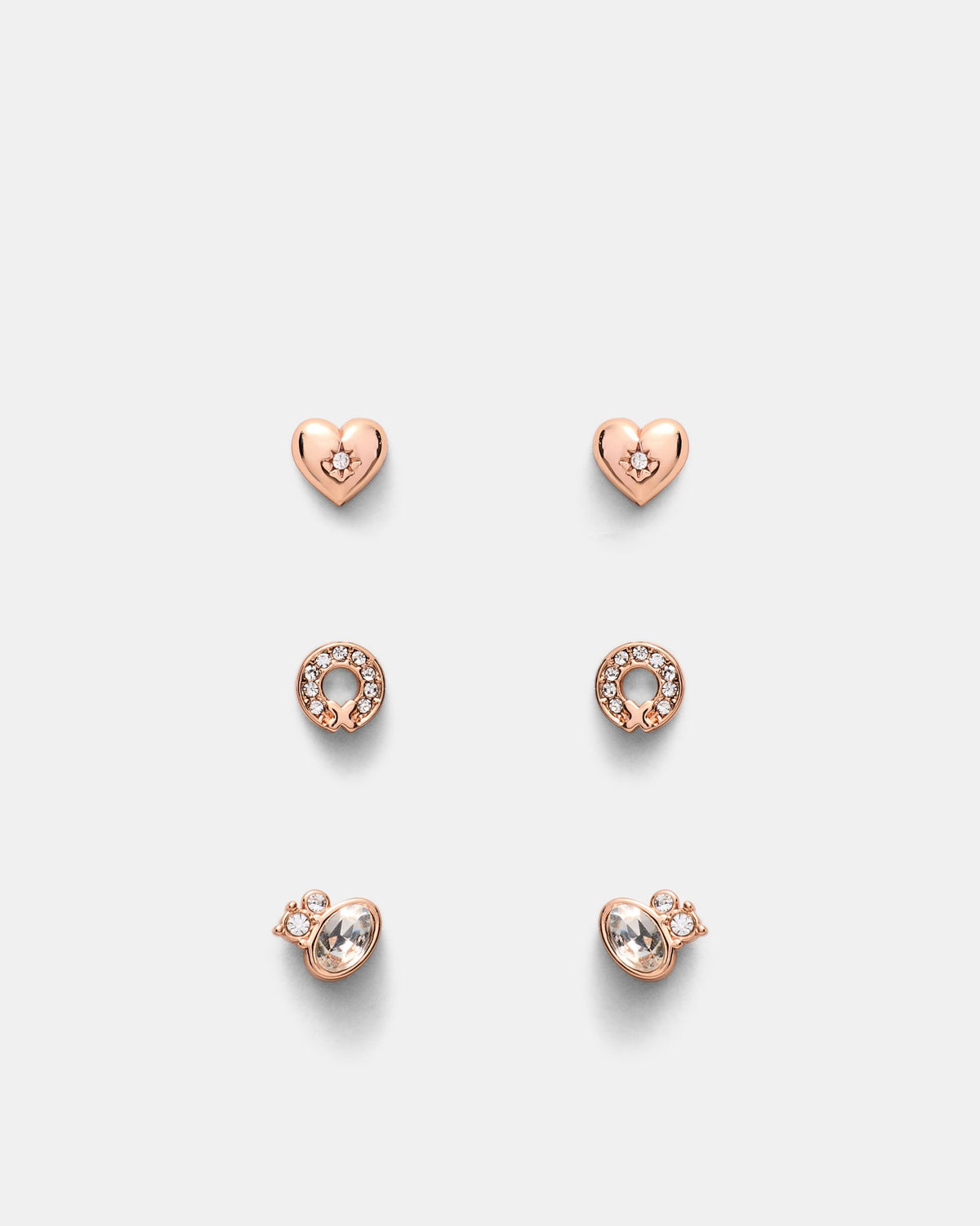 Mim Classics Earrings Pack - Rose Gold