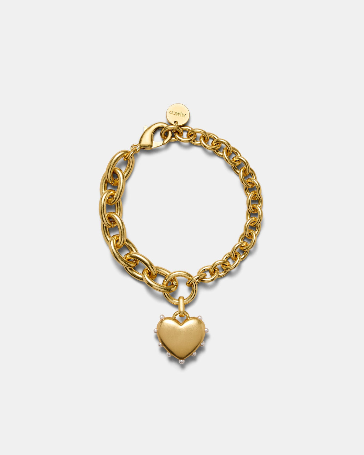 Adore Heart Bracelet - Gold