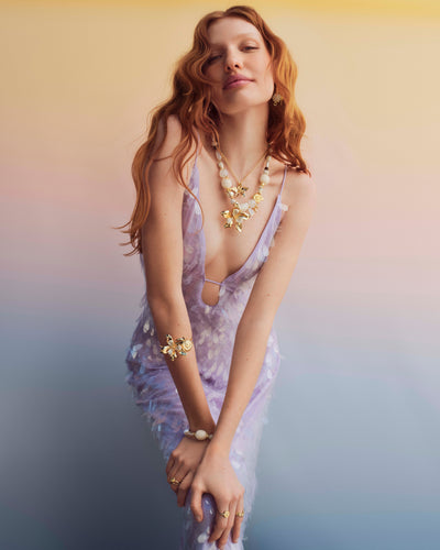Oleander Statement Necklace