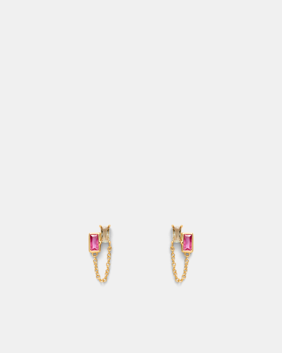 Emerge Chain 925 Sterling Silver Stud Earrings