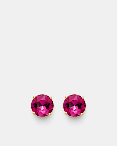 Glowy Crystal Stud Earrings