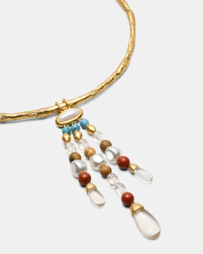 Lucid Cove Torque Necklace